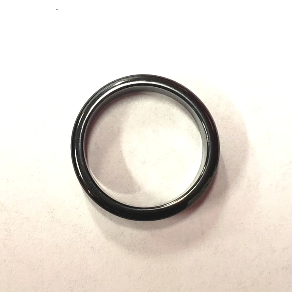 Mens Black Magnetic Ring Size 9